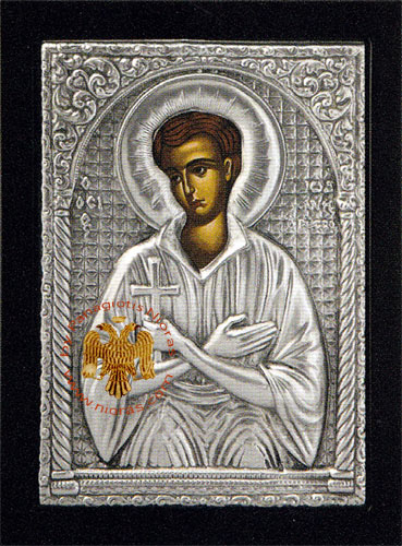 Saint John the Russian Aluminum Icon